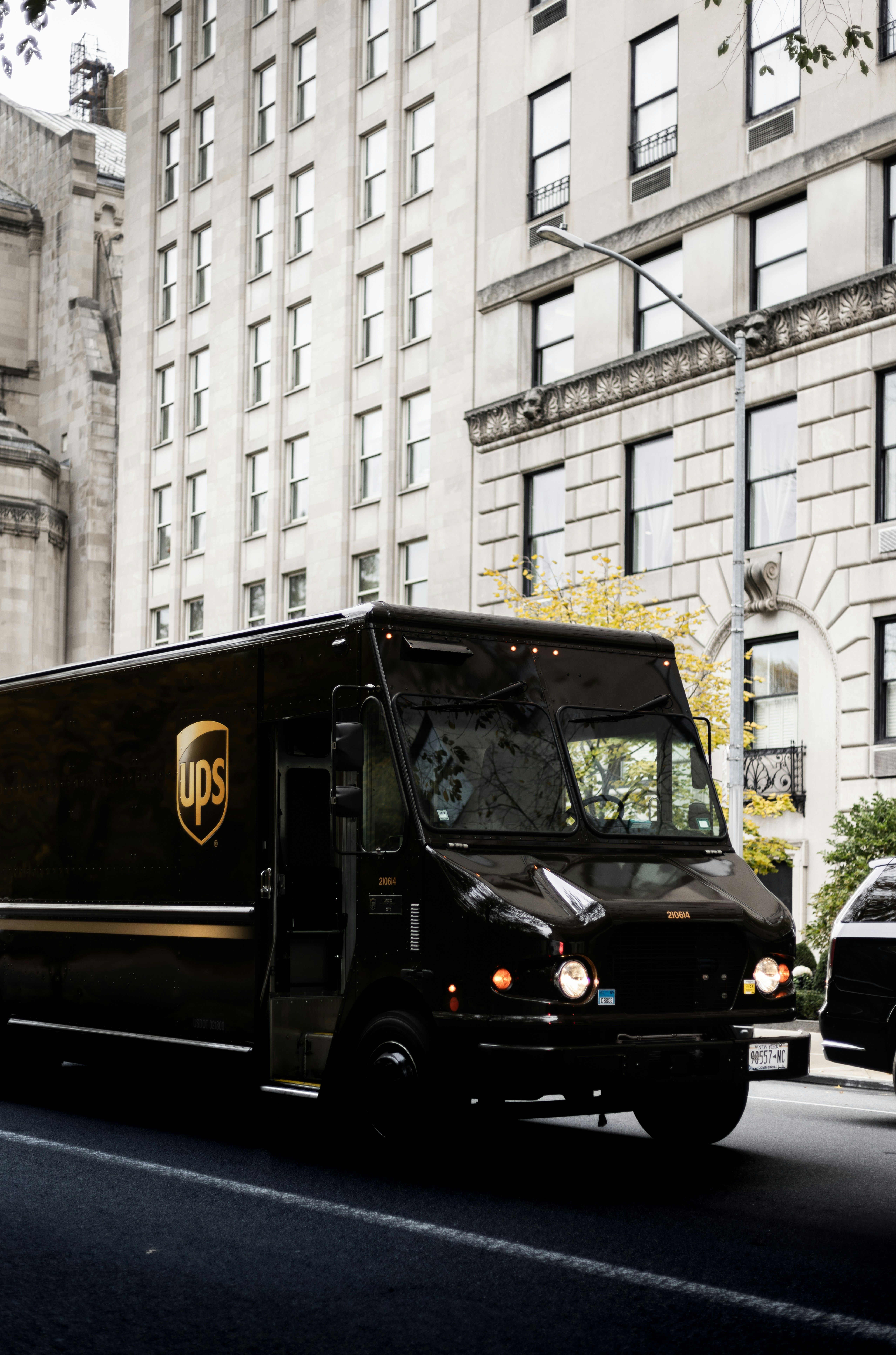 UPS delivery truck or route optimization image